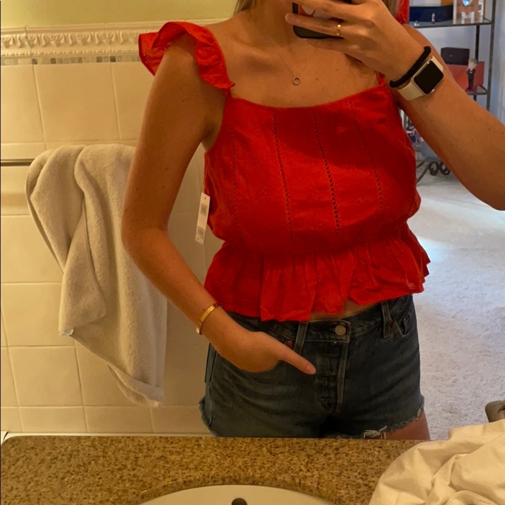 Burnt orange top